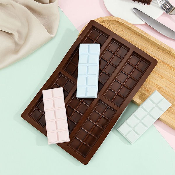 12 Hul Chokoladebar Form Dyb med Poser Skraber Style1