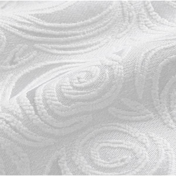 Miesten Liivit Slim Fit Miesten Paisley Liivi Puku White L