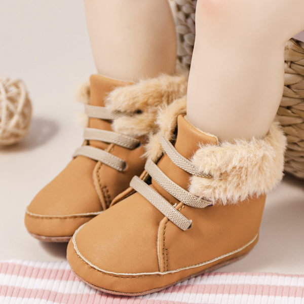 Vauvan talvibootsit, vauvojen tyttöjen ja poikien lumikengät, liukumattomat kylmään säähän brown 11cm