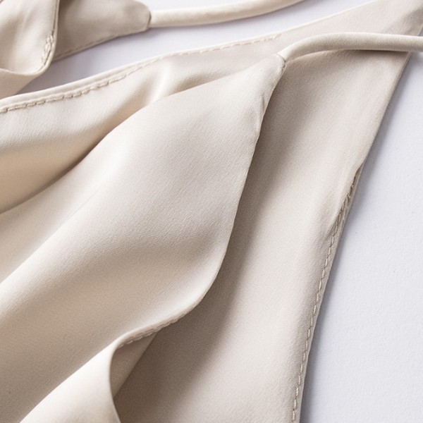 Camisole Ohut Liivi Seksikäs Naiset Hihaton V-Kaula-Aluspaita champagne S