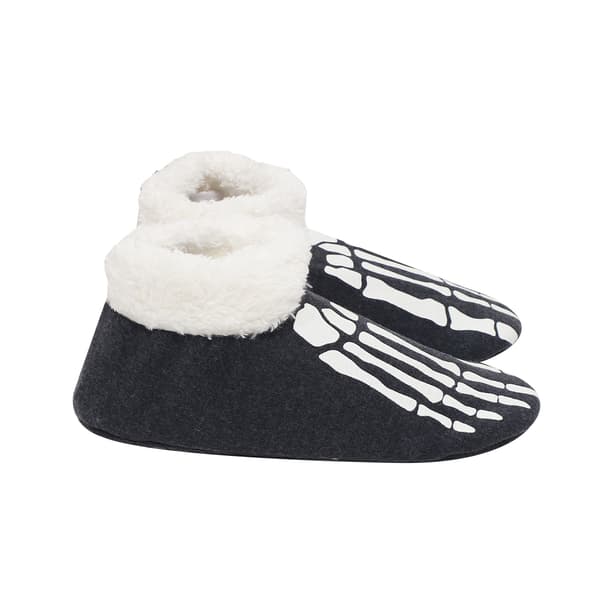 Sutskoks Vinter Stopper Sokker Lysende Skelet Sko black S(36-37)