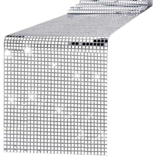 Disco-juhlat pöytäjuoksu Glitter Metallic pöytäpeite 30*120
