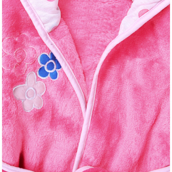 Høst og vinter barn pyjamas Jente varm pyjamas Flanell pyjamas pink 110