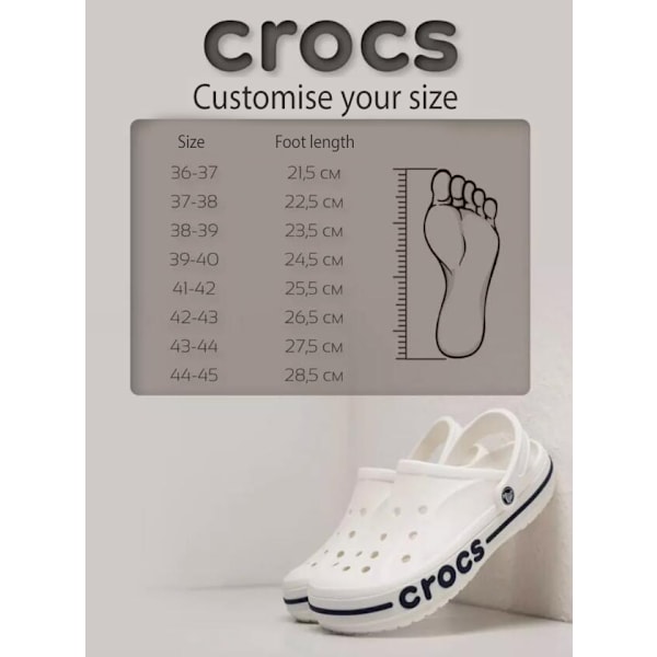 Crocs strandträskor black 37-38