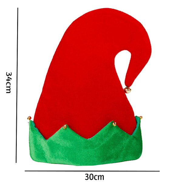 Julemandshuer og Elfbukser-Huer til Julefester og Kostumefester style3