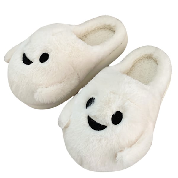 Halloween Spøkelsesfladdermus Design Dame Vintertøfler 42-43