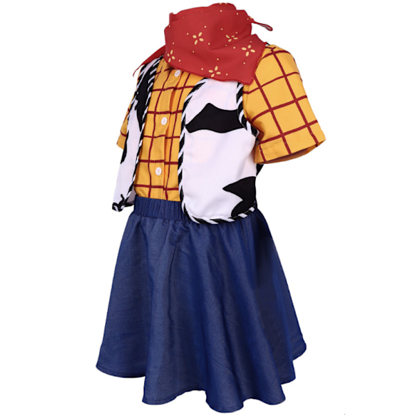 Toddler Girls Boys Cowgirls Cosplay Halloween Party Dress Up girl 110