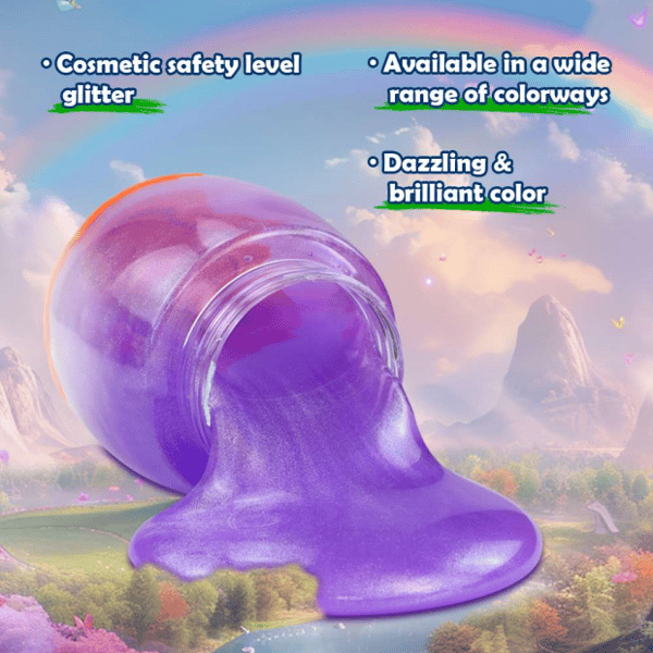 4-pack DIY Slime-kit 72oz, Stressavlastande Leksak för Barn & Vuxna
