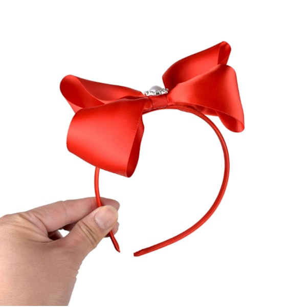 Piges Jule-Dansedragt med Pailletter, Ballet Tutu Kjole med Pandebånd Red XL