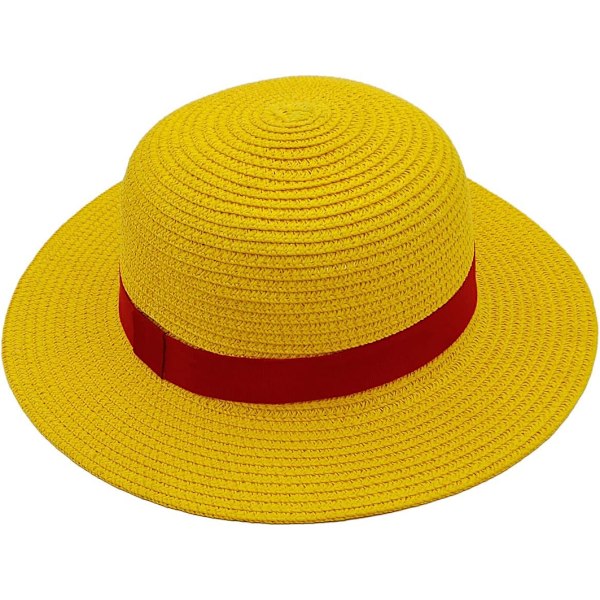 Halmhatt Madeline Hat Cospaly Monkey D Lufy Performance Props Gula Halmhattar Adults Diameter 31cm