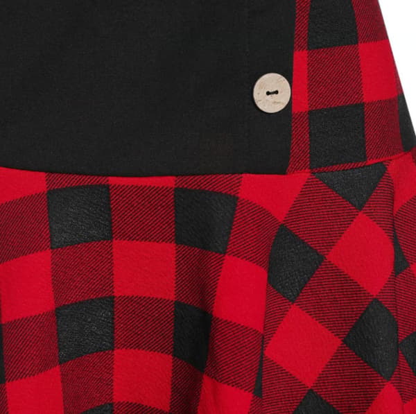 Dame Langærmet Cowl Hals Formfitting Casual Tunika Top Bluser red 2XL