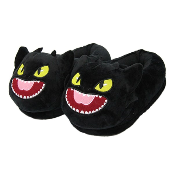 Fuzzy Cat Slippers for Women, Plush Warm Slip-on Slippers