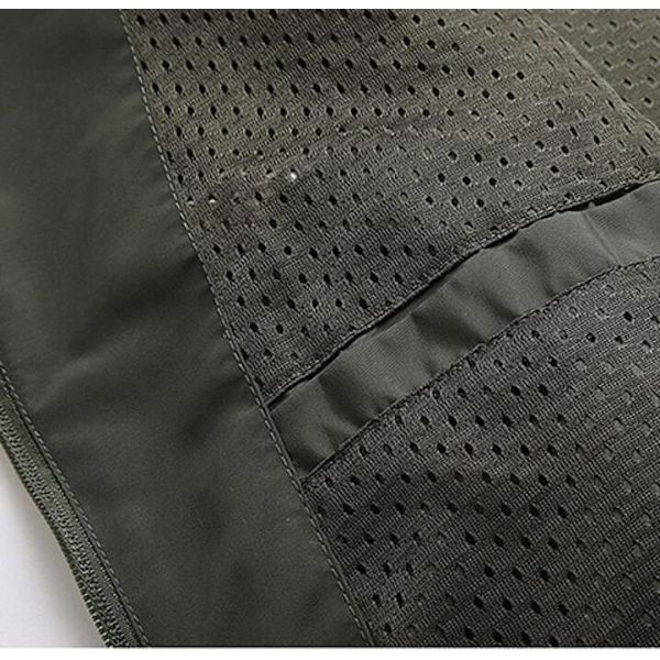 Mænds Crew Hooded Midlayer Jakke green M