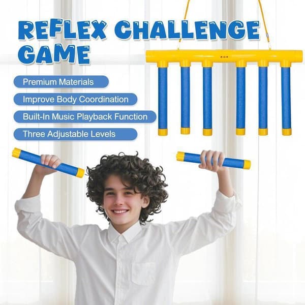 Quick Catch Drop Stick Game – Hånd-øje-koordinationstræningslegetøj til børn 7-14
