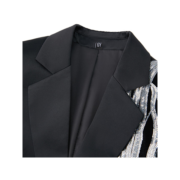 Pojkars Slim Fit Kostymjacka, Smokingjacka, Formell silver 7