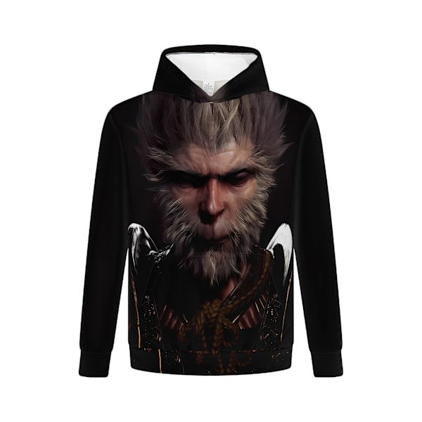 Svart Myt Wukong Goku Gud Tröja Pullover Hoodie STyle3 M