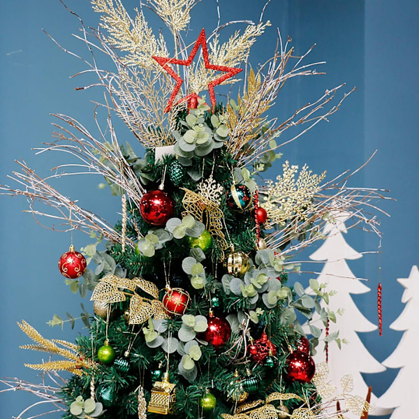 Julepynt til juletreet, 30 stk Julekuledekorasjonssett style1