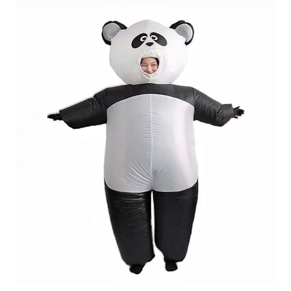 Sjov Oppustelig Dyrekostume Halloween Cosplay Sæt panda