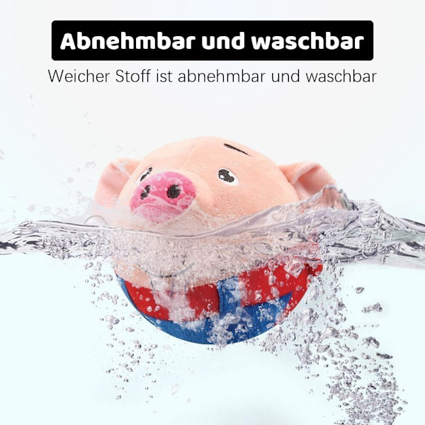 Aktivt Rörlig Plyschleksak för Husdjur, Interaktiv Kvittrande Rörlig Hund- och Kattleksak med Studsande Boll Hamsters Bluetooth