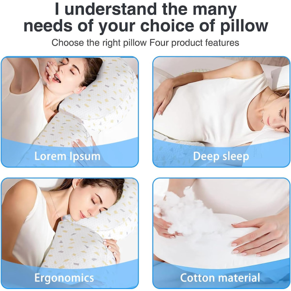 Gravidkuddar för sömn, Graviditetskuddstöd för gravida BZ3