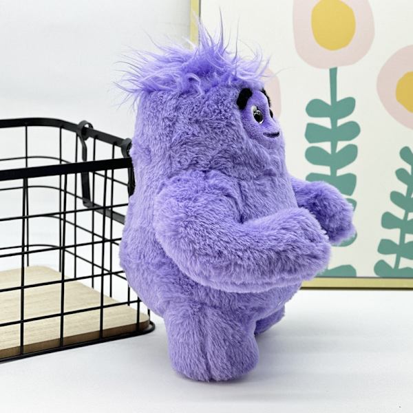 IF Plysch Fantasy Friends Lila Monster Gosedjur Leksak, 26cm if Mjuk Plyschdocka