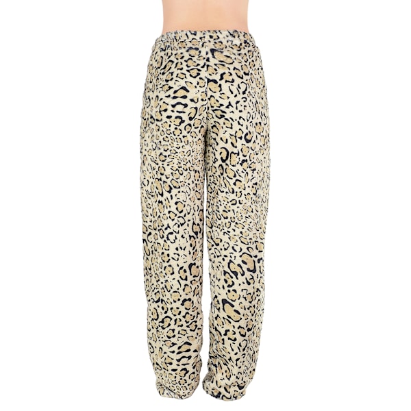 Julepyjamas for kvinner - Avslappet og komfortabel nattøy leopard print S