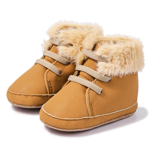 Vauvan talvibootsit, vauvojen tyttöjen ja poikien lumikengät, liukumattomat kylmään säähän brown 13cm