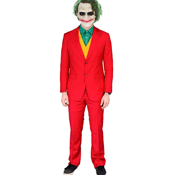 Joker Halloween Cosplay Kostume, Arthur Fleck Joaquin Phoenix Dragt M