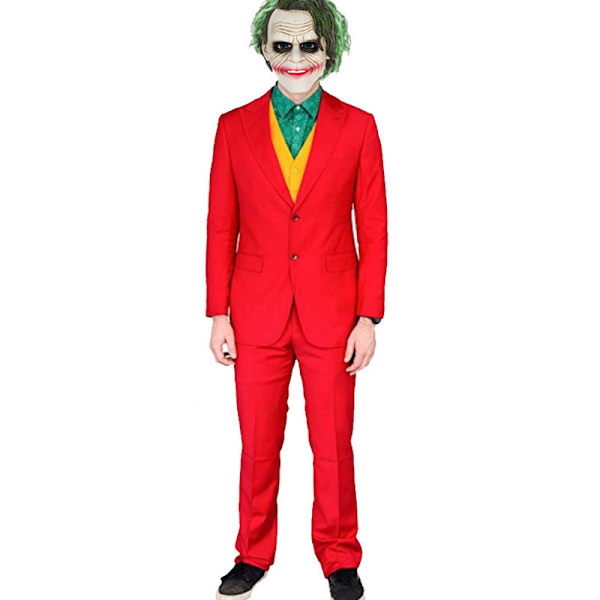 Joker Halloween Cosplay Kostym, Arthur Fleck Joaquin Phoenix Dräkt 3XL