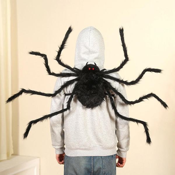 Halloween Voksen Edderkopp Ryggsekk Kostyme Morsom Godteripose M