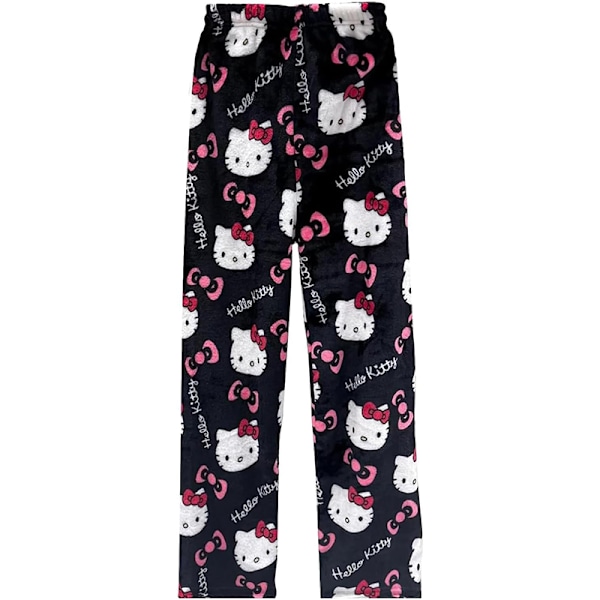 Anime Pyjamasbukser med All Over Print til Kvinder black L