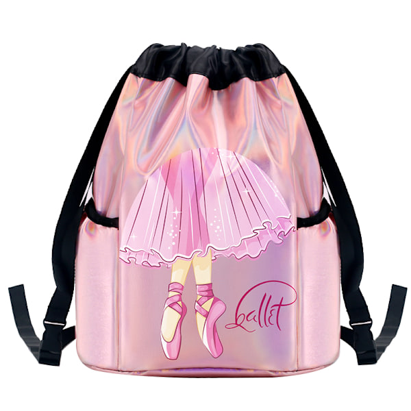 Jente Laser Skinnende Ballet Danseposer pink Printing 2