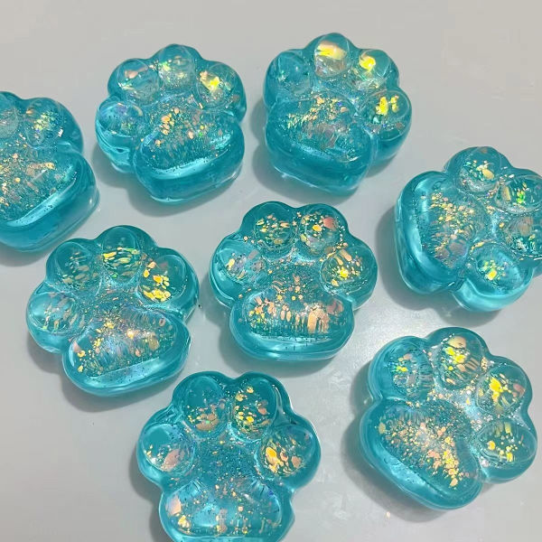 Sød gelékatspote Pinch Music Fidget Legetøj blue