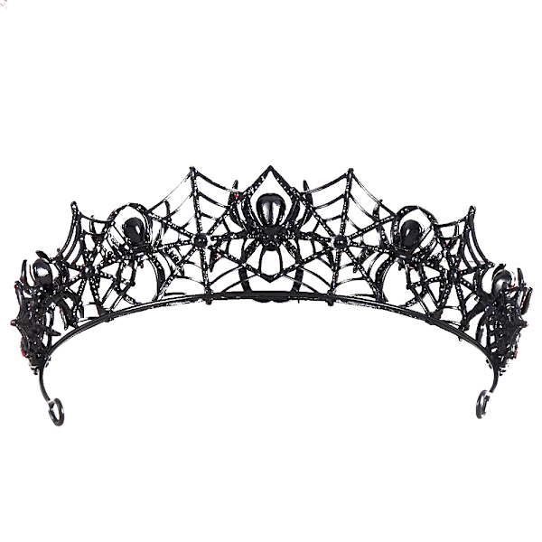 Vintage Edderkoppe Krystal Kroner til Kvinder Pige Tiara Hårbånd Halloween purple