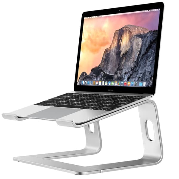 Aluminium Laptop Stativ, Riser Holder Notebook Stativ Kompatibel med 10-15.6\" Laptops Silver