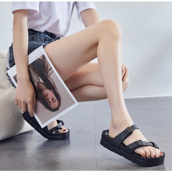 Dam Platform Sandaler Bekväma black 36