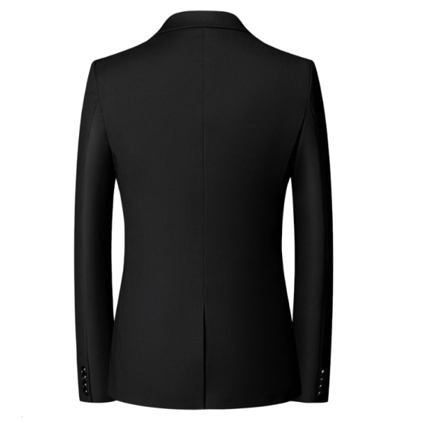Herrkostymer Regular Fit Herr En Knapp Blazer Byxor Kostym för Herr Bröllop Business Formell Kostym Grey 2XL