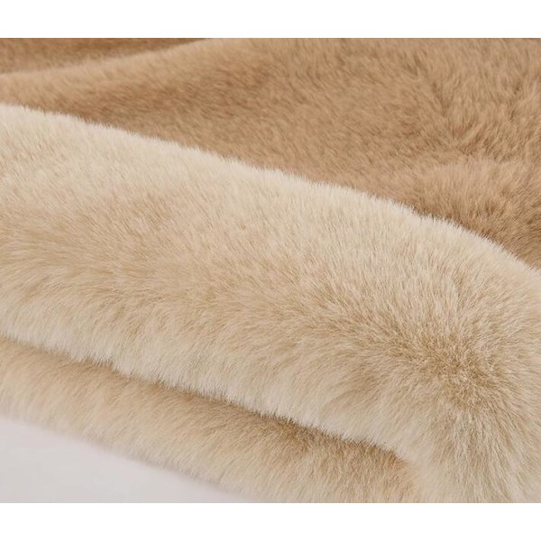 Plush Hettegenser-Hatt Kostymehatter, Dyr Hatt Vinterhatt Halsduksett beige