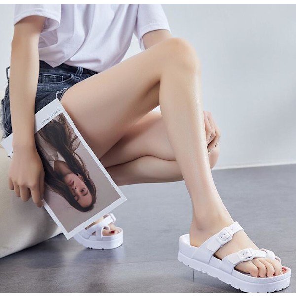 Naisten Platforma Sandaalit Mukavat white 41