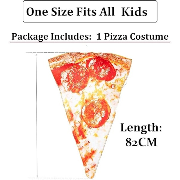 Barn Pizza Skive Halloween Kostyme Barn Mat Kostyme Morsom Cosplay