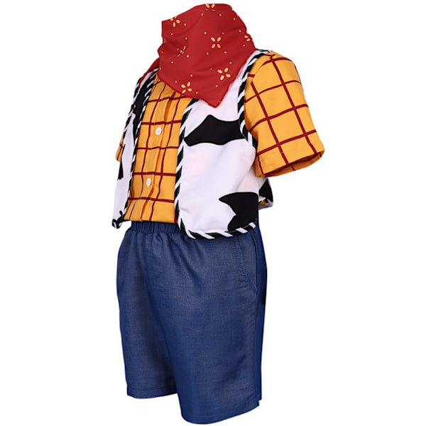 Pikkulasten tyttöjen ja poikien cowboy-tyttöjen cosplay-asu Halloween-juhliin boy 110