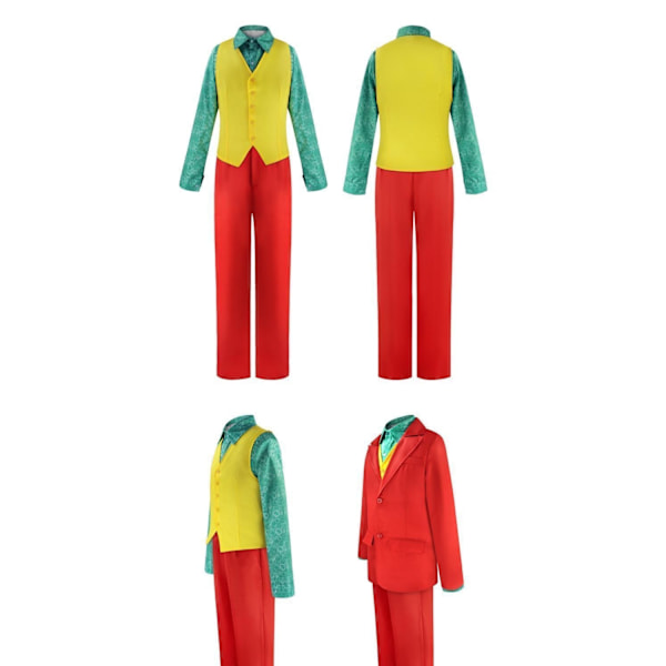 Joker Halloween Cosplay Kostume, Arthur Fleck Joaquin Phoenix Dragt 4XL