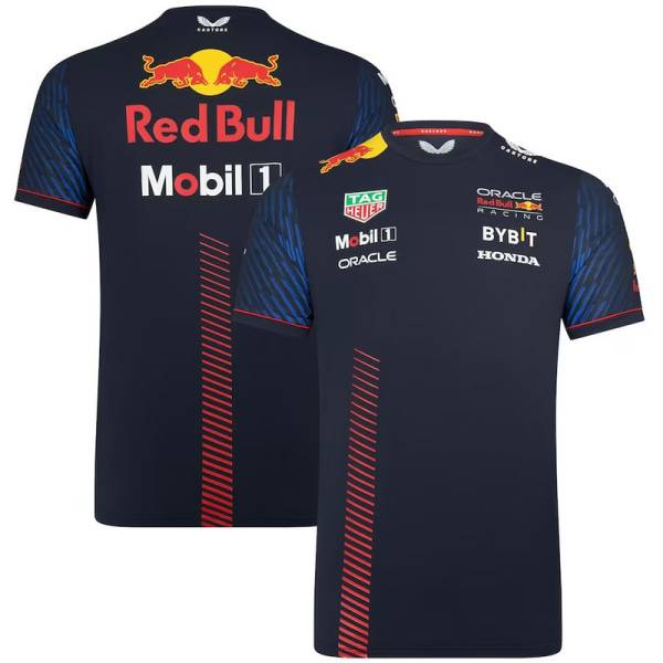F1-kilpa-moottoripyörälyhyt hiha, nopeasti kuivuva pyöreäkauluksinen lyhythihainen T-paita Color#2 5XL