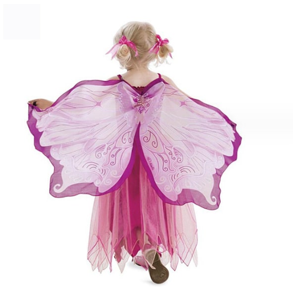 Dobbeltsidede Fe-Sommerfuglevinger Kostume til Piger Børn Halloween Kostumer SP32-1A