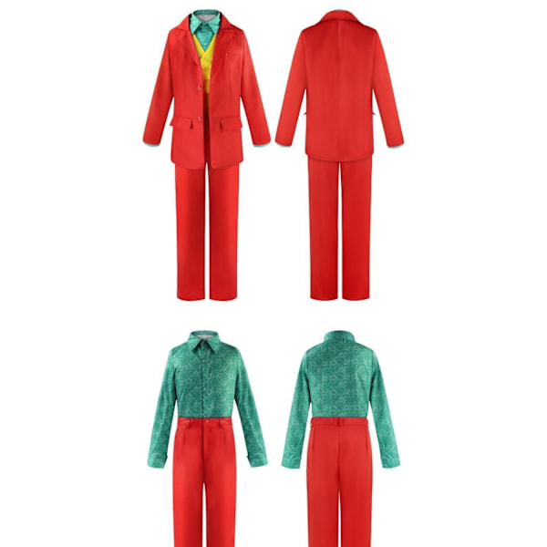 Joker Halloween Cosplay Kostume, Arthur Fleck Joaquin Phoenix Dragt 4XL