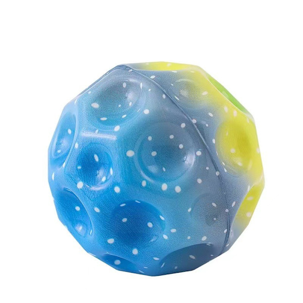 3 st flerfärgade rymdhoppbollar, minijumpbollar Combination 2