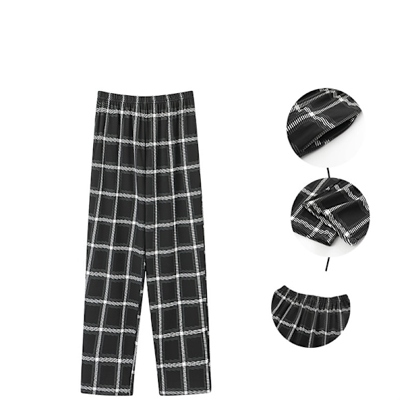 Miesten pyjamahousut, erittäin kevyet, nukkumiseen 7803 4XL
