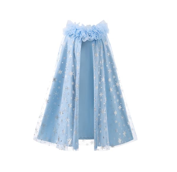 Snefnugprinsesse Kappe Blå Prinsesse Kappe 120