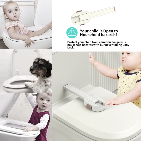 Vauvan WC-lukko Baby,Top - Turvallinen WC-istuimen lukko, sopii useimpiin WC:ihin