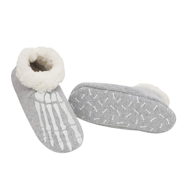 Sutskoks Vinter Stopper Sokker Lysende Skelet Sko grey S(36-37)